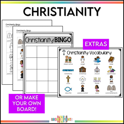 World Religions Bingo Games Bundle